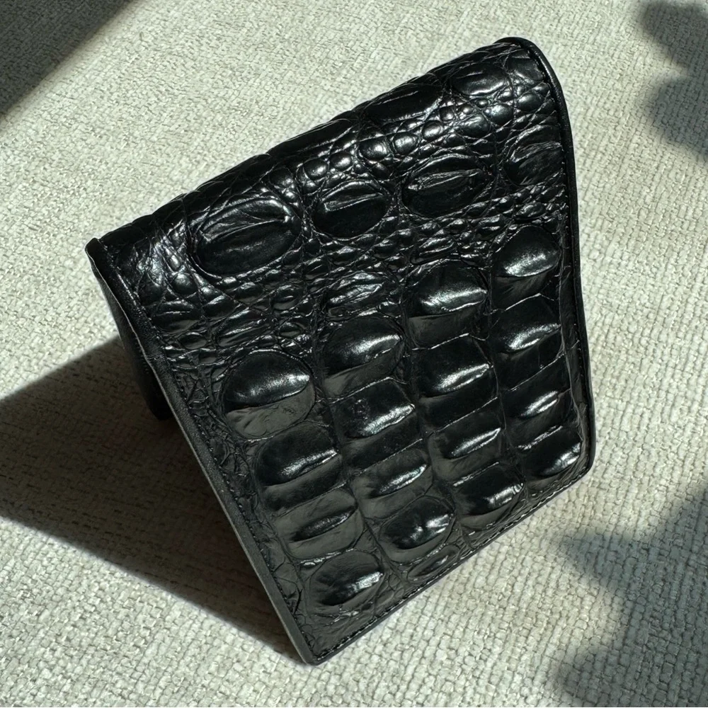 Bi-Fold Authentic Crocodile Leather Wallet 1C